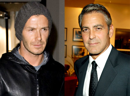 David Beckham, George Clooney David Beckham, George Clooney